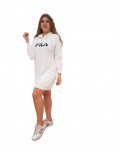 Fila felpa ragazza lunga bianca Elish oversize