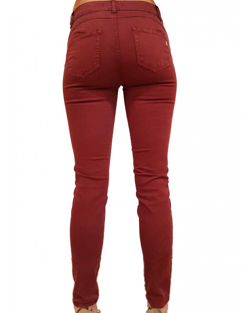 Pantalone bordeaux Fracomina Tina