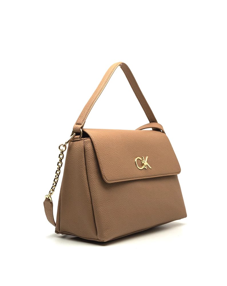 Calvin Klein borsetta Safari Canvas Re-Lock Tote WFlap Pbl k60k610178-gez