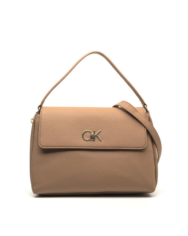 Calvin Klein borsetta Safari Canvas Re-Lock Tote WFlap Pbl k60k610178-gez