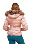 Canadiens piumino donna Lisbet 2.0 Fur/w misty rose