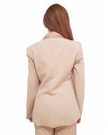 Fracomina giacca tailleur doppiopetto beige fr24wj2004w50901-l20