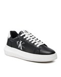 Calvin Klein Jeans sneakers in pelle Chunky cupsole monologo Black yw0yw00823bds