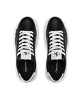 Calvin Klein Jeans sneakers in pelle Chunky cupsole monologo Black yw0yw00823bds