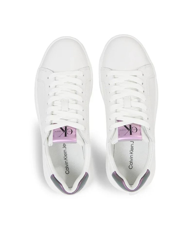 Calvin Klein Jeans sneakers Chunky cupsole laceup White Amethyst yw0yw01202-01w