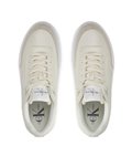 Calvin Klein jeans sneakers bold flatform low lace mix creamy/eggshell