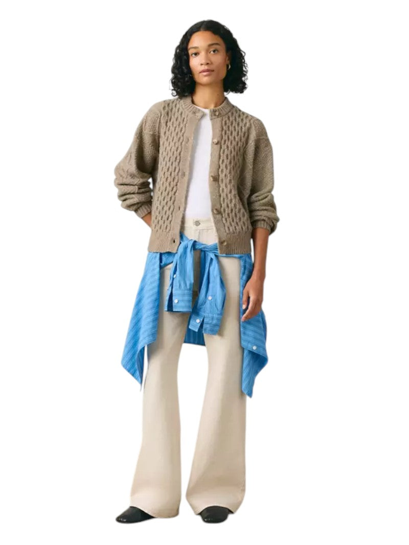 Cardigan Girocollo Levi's Charlotte in Misto Lana