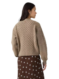 Cardigan Girocollo Levi's Charlotte in Misto Lana