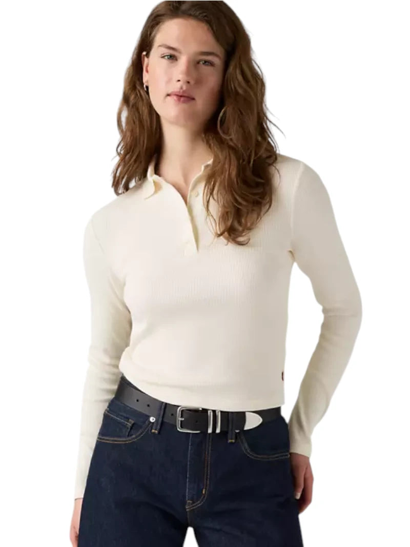 Polo Levi's Rory Long-Sleeve a Coste Slim