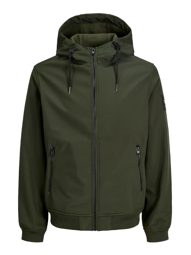 Giacca Uomo Jack & Jones Softshell Resistente all'Acqua