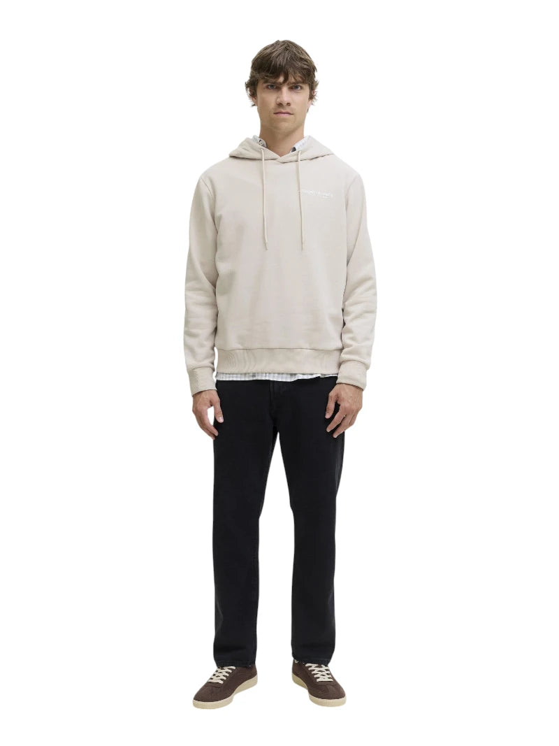 Felpa Uomo Jack & Jones JJ Rebel con Cappuccio in Cotone