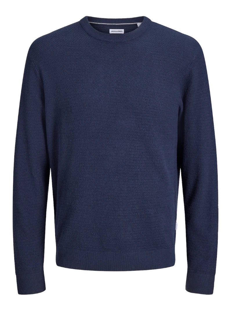Maglia Uomo Jack & Jones JJERYDER Girocollo in Cotone Biologico