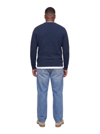 Maglia Uomo Jack & Jones JJERYDER Girocollo in Cotone Biologico