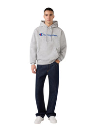 Felpa Uomo Champion Cappuccio Maxi Logo | Relax Fit