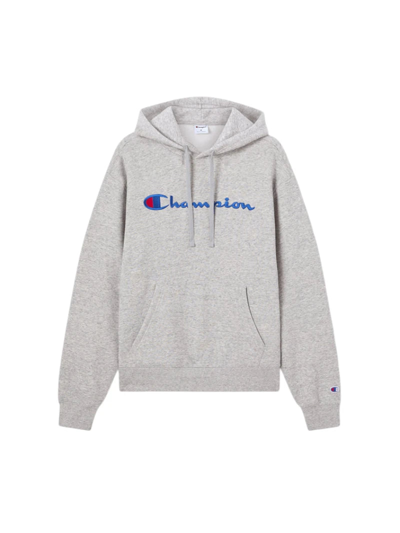 Felpa Uomo Champion Cappuccio Maxi Logo | Relax Fit