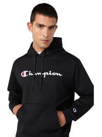Felpa Uomo Champion Cappuccio Maxi Logo | Relax Fit