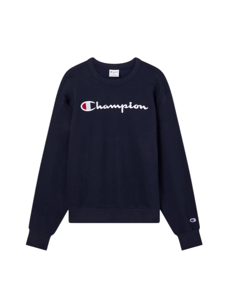 Felpa Uomo Champion Girocollo Logo | Relax Fit