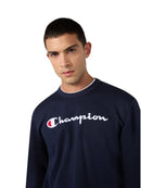 Felpa Uomo Champion Girocollo Logo | Relax Fit