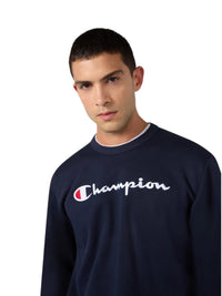 Felpa Uomo Champion Girocollo Logo | Relax Fit