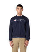 Felpa Uomo Champion Girocollo Logo | Relax Fit