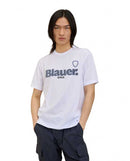 T-shirt Blauer Favre Uomo Logo 3D Gommato | Wellington Jeans