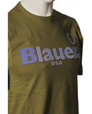 T-shirt Blauer Favre Uomo Logo 3D Gommato | Wellington Jeans