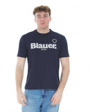 T-shirt Blauer Favre Uomo Logo 3D Gommato | Wellington Jeans
