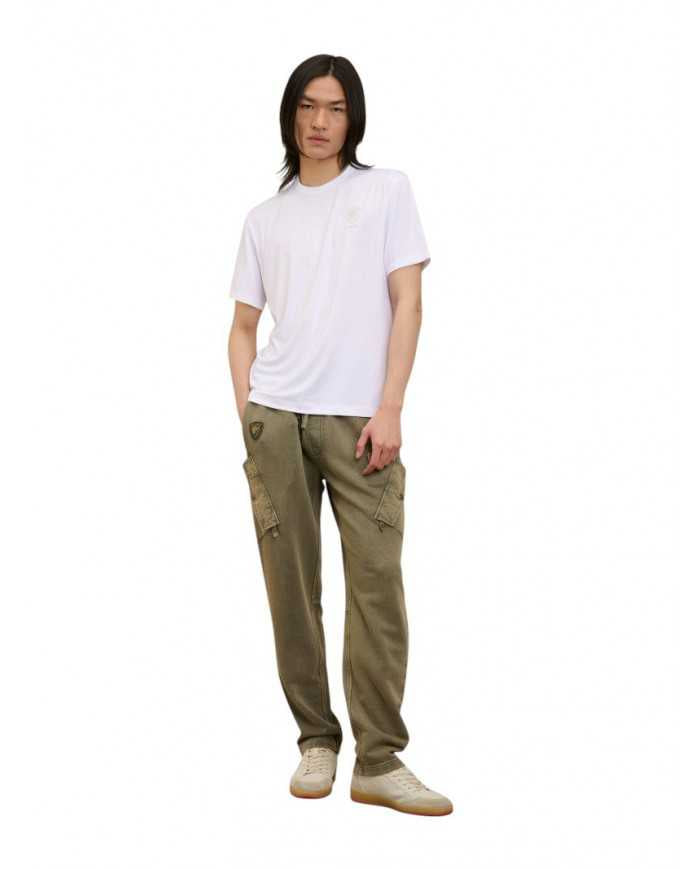 T-shirt Blauer Tecnica Jason Stretch Slim - Wellington Jeans
