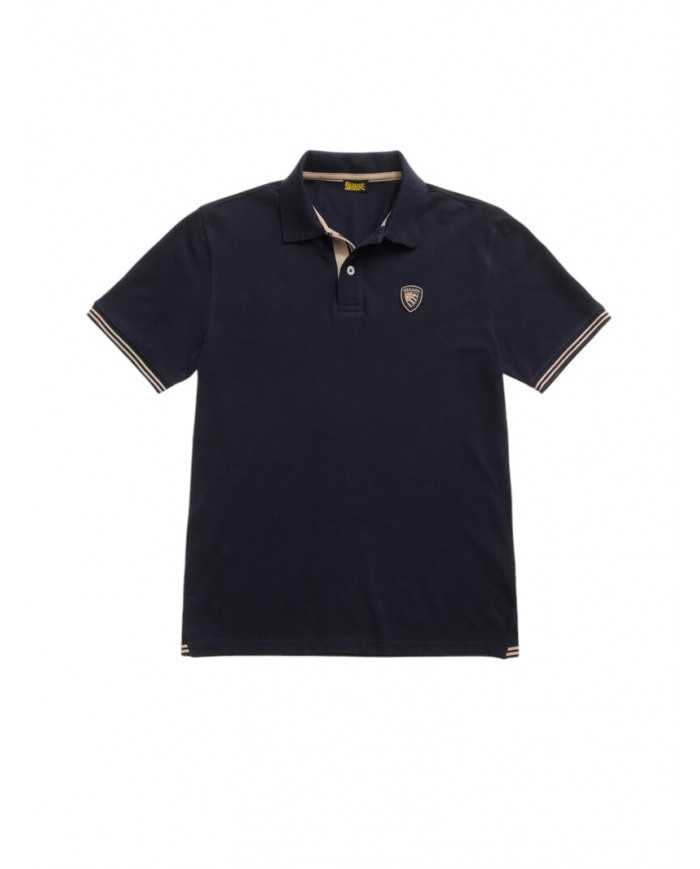 Polo Blauer Uomo Oakland Piquet Stretch - Wellington Jeans