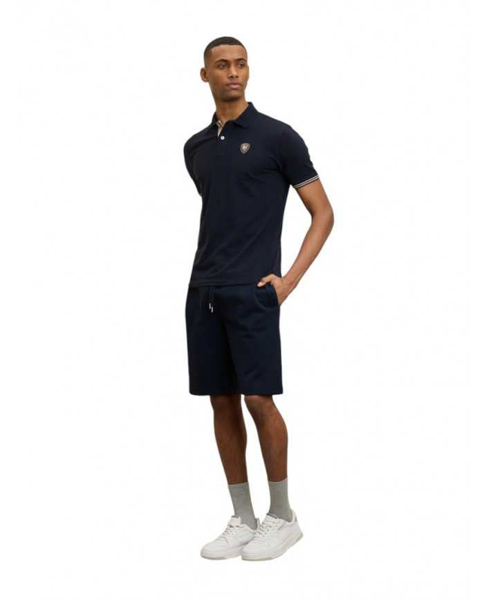Polo Blauer Uomo Oakland Piquet Stretch - Wellington Jeans