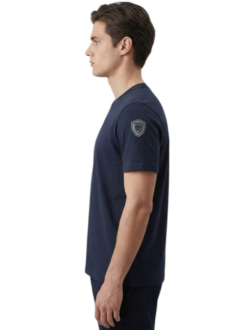 Blauer T-shirt Hanson 26SBLUH02068: Uomo su Wellington Jeans