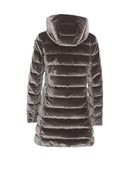 Piumino Donna Blauer Velly Long in velluto