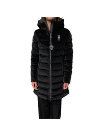 Piumino Donna Blauer Velly Long in velluto
