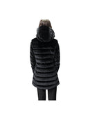 Piumino Donna Blauer Velly Long in velluto