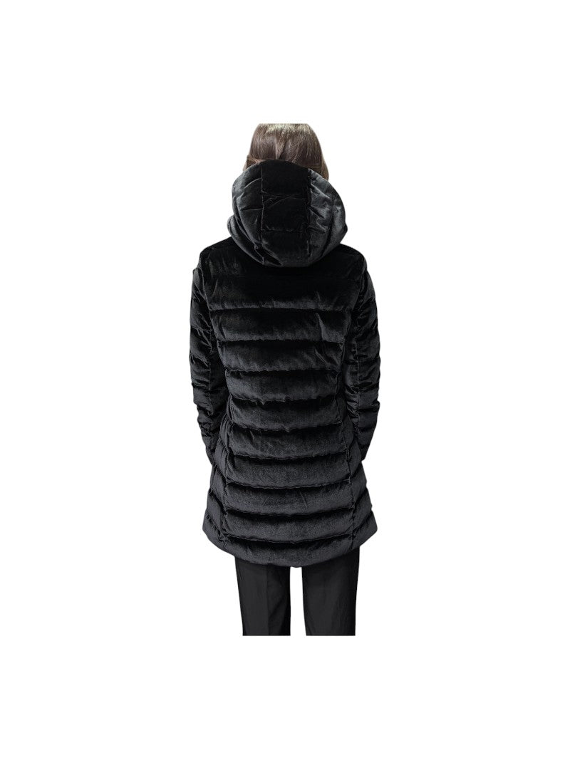 Piumino Donna Blauer Velly Long in velluto