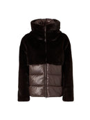 Piumino Donna Blauer Fanevil in Eco-Pelliccia