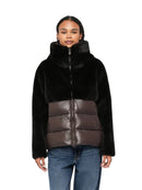Piumino Donna Blauer Fanevil in Eco-Pelliccia