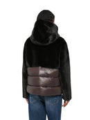 Piumino Donna Blauer Fanevil in Eco-Pelliccia