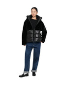 Piumino Donna Blauer Fanevil in Eco-Pelliccia