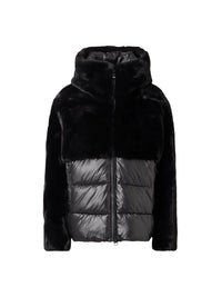 Piumino Donna Blauer Fanevil in Eco-Pelliccia