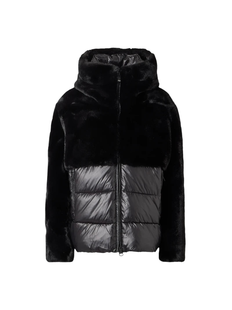 Piumino Donna Blauer Fanevil in Eco-Pelliccia