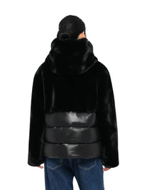 Piumino Donna Blauer Fanevil in Eco-Pelliccia
