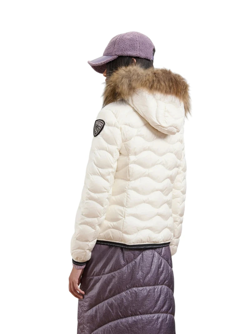 Piumino Blauer Aldie Donna Slim con Pelliccia