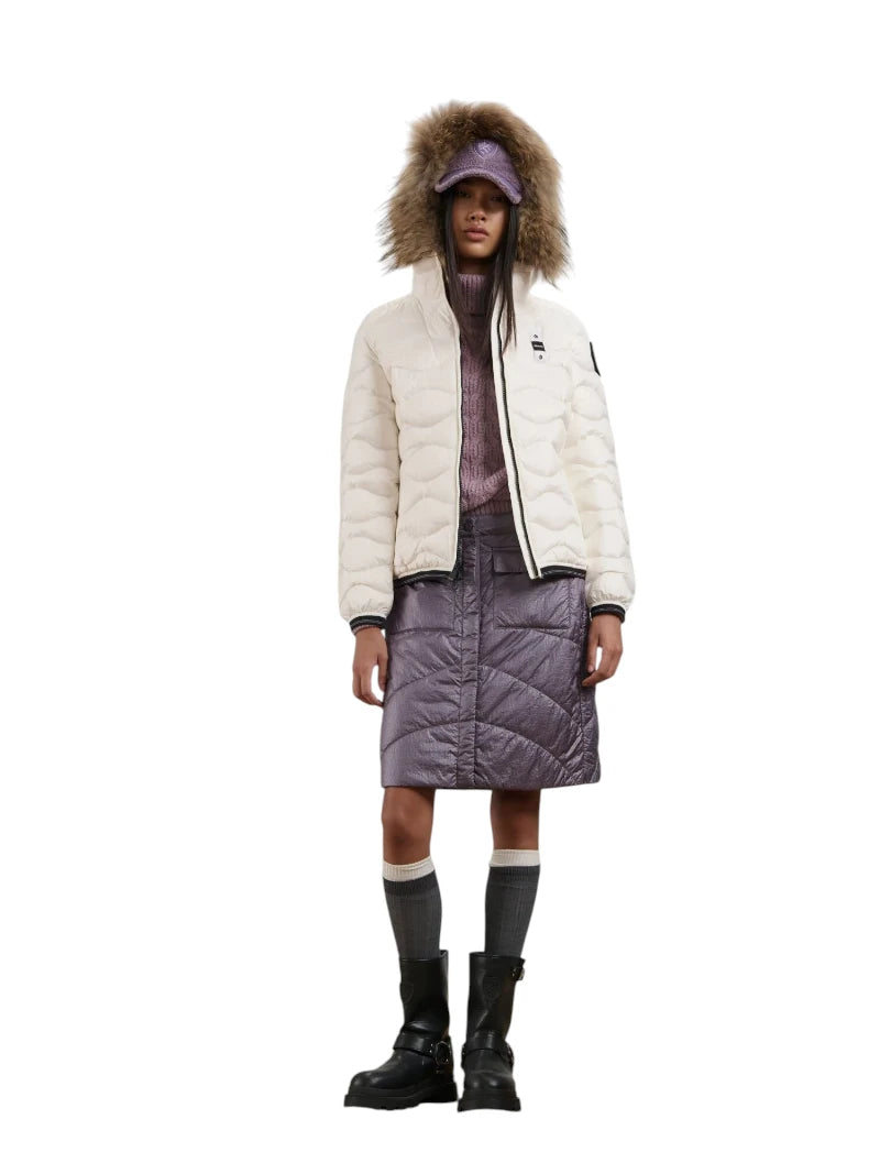 Piumino Blauer Aldie Donna Slim con Pelliccia