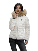 Piumino Blauer Aldie Donna Slim con Pelliccia