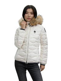 Piumino Blauer Aldie Donna Slim con Pelliccia