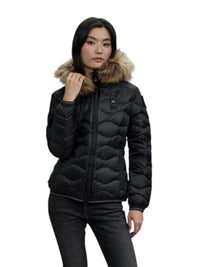 Piumino Blauer Aldie Donna Slim con Pelliccia