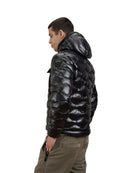 Piumino Onde Bryant Blauer Nero | Wellington Jeans