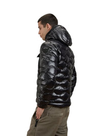 Piumino Onde Bryant Blauer Nero | Wellington Jeans