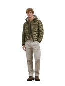 Piumino Onde Bryant Blauer Nero | Wellington Jeans